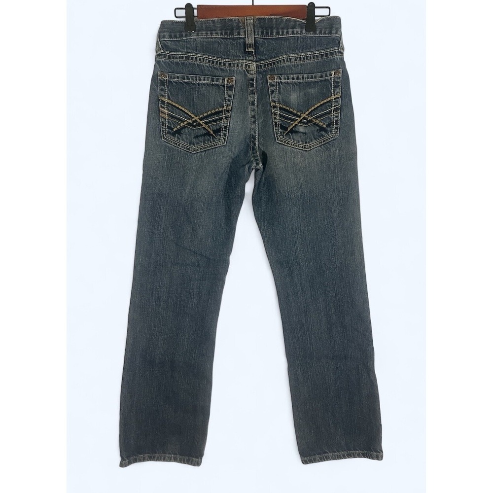 Ariat M5 Jeans Men's 31x32 Slim Fit Straight Denim Cowboy Western Thick Stitch